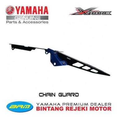 CASE,CHAIN GUARD NAVY BLUE/BLACK FOR YAMAHA XABRE