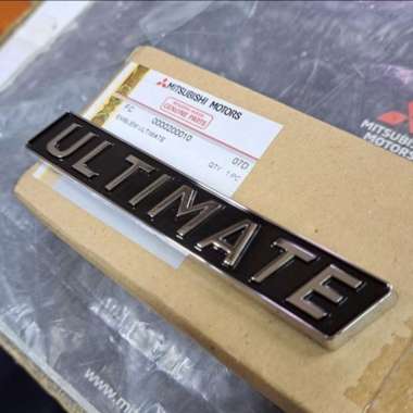 Logo Emblem ULTIMATE Mitsubishi Pajero Sport Original 2021 - 2023