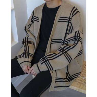 ZS READY STOCK mingyu cardi / asclo yuta cardi / cardi rajut premium Kream mingyu