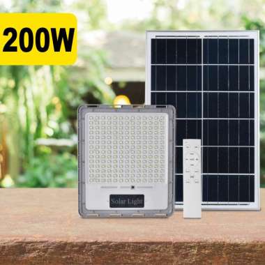 Lampu Solar Cell / Lampu Sorot Tenaga Surya LED Floodlight Oudoor 200 Watt