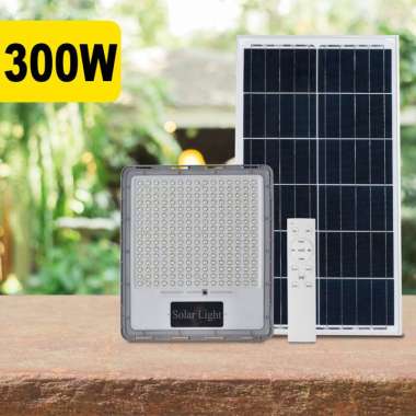 Lampu Solar Cell / Lampu Sorot Tenaga Surya LED Floodlight Oudoor 300 Watt