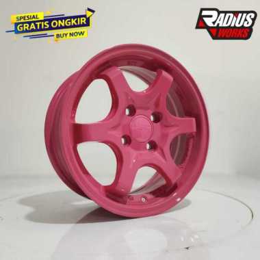 Velg Mobil Brio Agya Sigra HSR tipe STY Ring 14 Free Ongkir