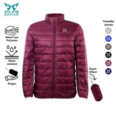 VERISH ELFS ACTIVE Jaket Musim Dingin Bulu Angsa Size M - 3XL Water Restistant Winter Jacket Ultra L