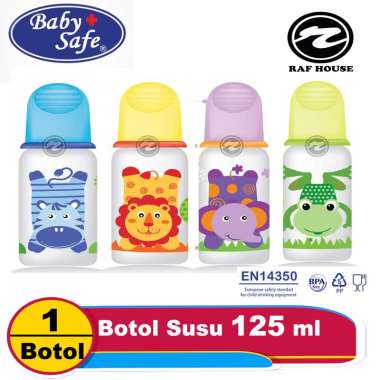 botol susu bayi 125 ML BABY SAFE ( BPA FREE ) hijau
