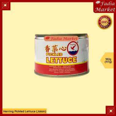 Herring Brand Jaisim Jaisin Jai Cai Xin Sin Sim Acar Lobak Kaleng Pickled Lettuce 182g 117g
