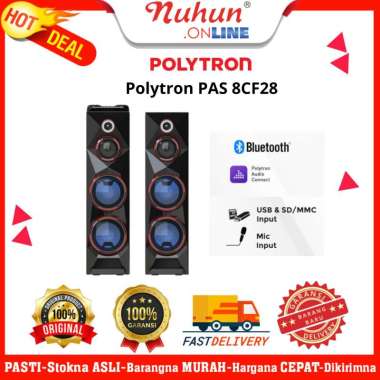 POLYTRON SPEAKER AUDIO PAS 8CF28 PAS8CF28 USB BLUETOOTH