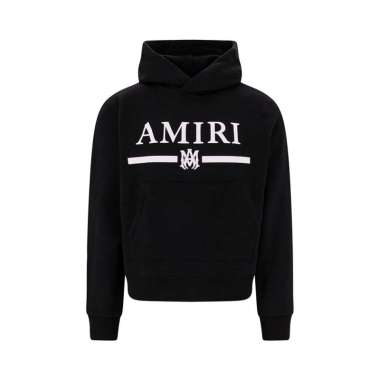 [12.12 Dealcember] Amiri M.A. Bar Logo Print Hoodie Black Black S