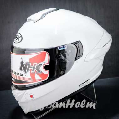NHK MARK1 SINGLE VISOR | STAR WHITE SOLID | MARK-1 - STANDART M