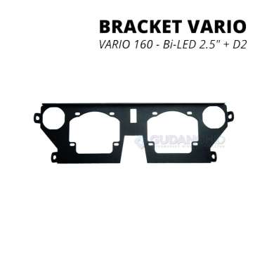 Bracket Motor Retrofit Lampu Projie BILED AYOTO 2,5 inchi & 3 inchi VARIO NEW 160