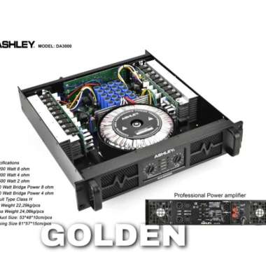 Baru Power Ashley Da3000 Amplifier Ashley Da 3000 Class H New
