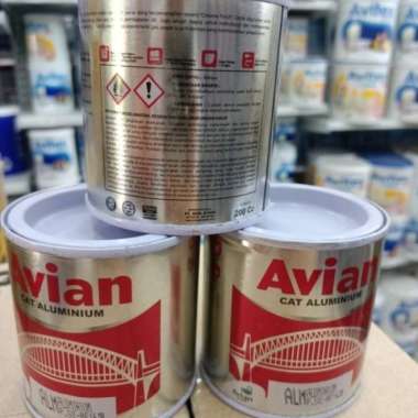 Cat Besi & Plastik Avian 200cc Perak Silver Alumunium 200 cc