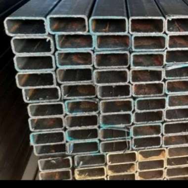 Besi Holo Hollow Stall Pipa Kotak Square Pipe 40 x 60 mm 4 x 6 cm - Tebal 1.5 mm Tebal 1.5 mm