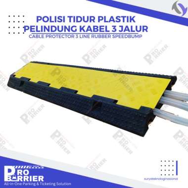 Speed Bump Cable Ramp Protector / Polisi Tidur Pelindung Kabel 3 Jalur