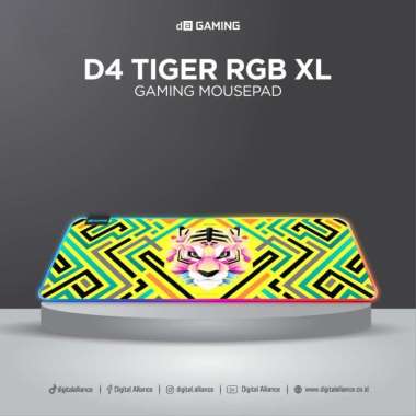 Digital Alliance Mousepad D4 Tiger RGB XL Gaming