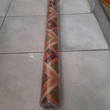 Karpet Perlak Alas Tatakan Plastik Meja Lantai Vynil Lebar 1.2 mtr - Motif E Motif D