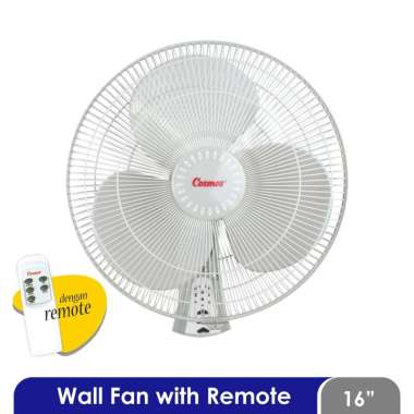 Kipas angin Cosmos dengan Remote Wall Fan Dinding 16 Inch 16-WFCR