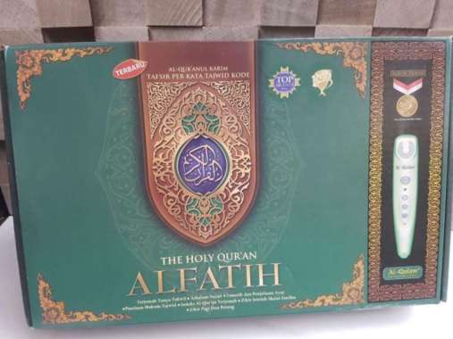 Al-Quran Al-Fatih Talking Pen Al Qolam + Iqro' Produk Asli