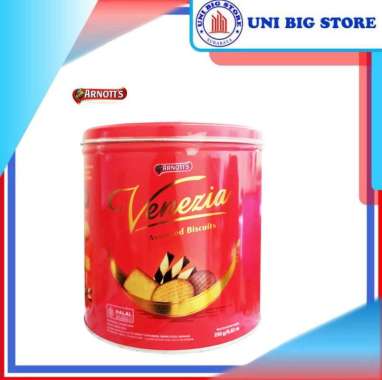 Venezia Assorted Biscuits 250 gr Biskuit Kaleng Aneka Rasa