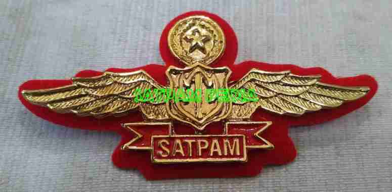 Pin Security Bahan Zinc - Wing Security - Pin Satpam - Wing Satpam Satpam
