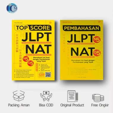 TOP SCORE JLPT - NAT JAPANESE LANGUAGE PROFICIECY TEST NIHONGO ACHIEVENT TEST N5 β Q5