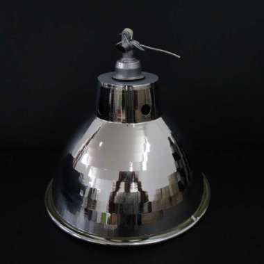 Kap Lampu Gantung Industri Kilap 12" Diameter 30 cm + Fitting E27