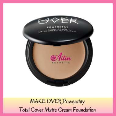 MAKE OVER Powerstay Total Cover Matte Cream Foundation 12g - Cream Foundation N30 Natural Beige