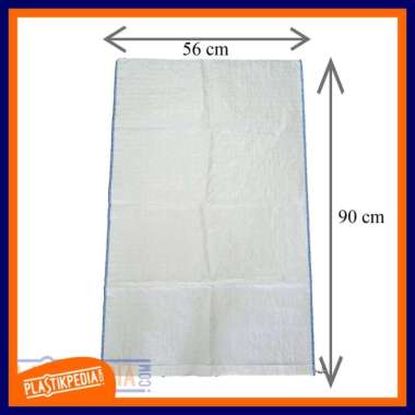 Karung Beras Plastik 50 Kg - Ukuran 56x90 cm (Isi 50 Lembar) Putih