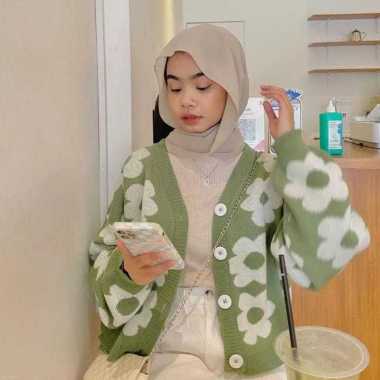 Kardigan Urban Flower Rajut / Cardy Wanita Rajut / Kardigan Terbaru / Cardigan Rajut Wanita / Premiu