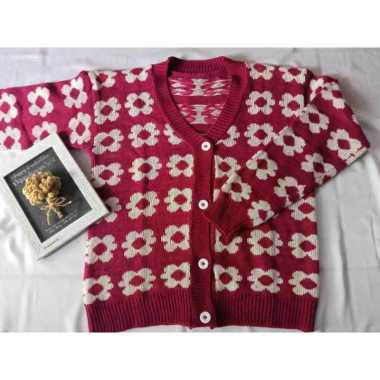 Kardigan Urban Flower Rajut / Cardy Wanita Rajut / Kardigan Terbaru / Cardigan Rajut Wanita / Premiu