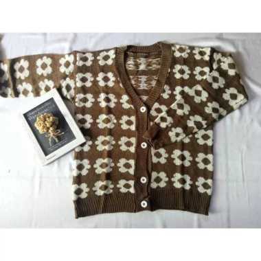 Kardigan Urban Flower Rajut / Cardy Wanita Rajut / Kardigan Terbaru / Cardigan Rajut Wanita / Premiu