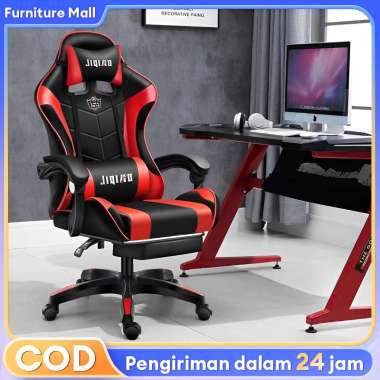 Kursi Gaming Kursi Kantor Kursi San Hitam+Pink