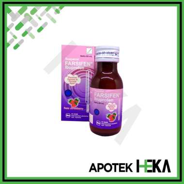 Farsifen Suspensi 60 ml - Sirup Ibuprofen Penurun Panas