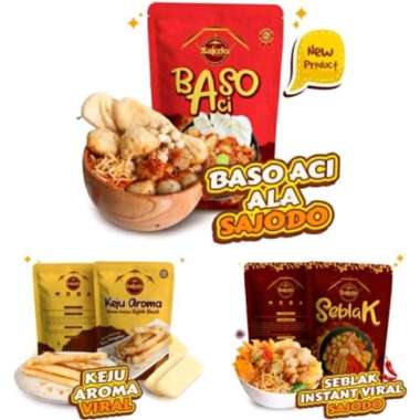 Sajodo Snack Baso Aci Seblak Keju Aroma Viral