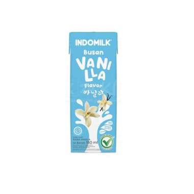 Promo Harga Indomilk Korean Series Busan Vanilla 180 ml - Blibli