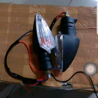 lampu sen vixion ninja crome