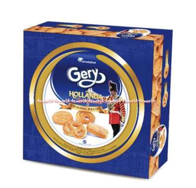 Garuda food 400gr Gery Hollanda Butter Cookies Original Recipe Kue Biskuit Kukis Kaleng Geri Holanda