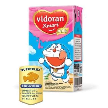Promo Harga Vidoran Kids Milk UHT Stroberi 115 ml - Blibli