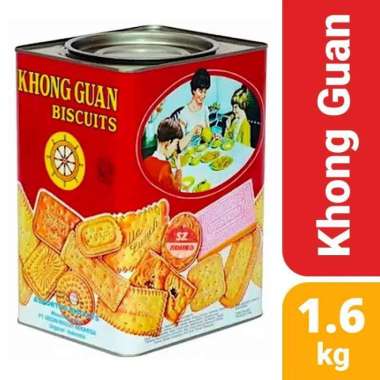 FREE BUBBLEWRAP - KHONG GUAN KALENG BESAR 1600 gram