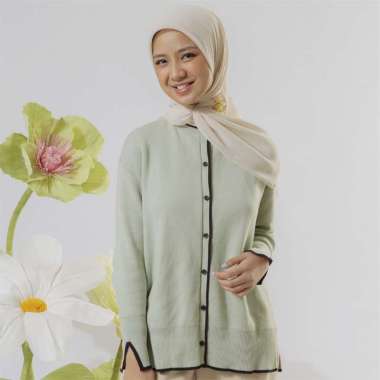 Lozy Hijab - Zahira Knit (Knit Cardigan Lozy x Nashwa) Sage