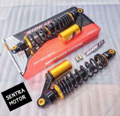 Shock Tabung Belakang Ukuran 340mm Ride-it 203 - Shockbreaker 340mm Ta Hitam