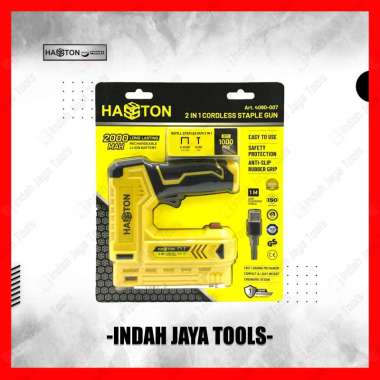 HASSTON 4090-007 Cordless Stapler - Mesin Paku Staples Tembak Baterai