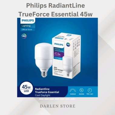 Philips RadiantLine TrueForce Essential 45w Lampu Bohlam Putih LED 45Watt 45 Watt