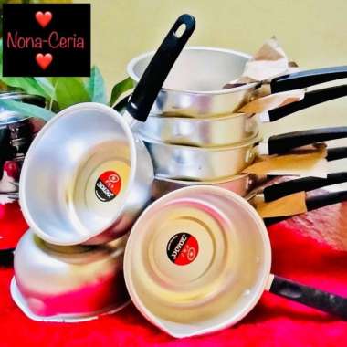 Panci fitri jawa maspion / panci mi / panci gagang satu 18cm aluminium bubble