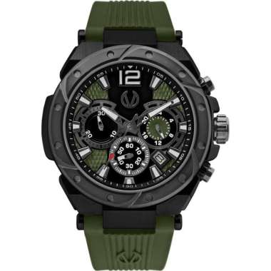 Jam Tangan Pria Christ Verra CV 53604G-36 BLK/GRN Original