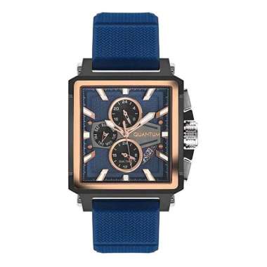 Jam Tangan Pria QUANTUM HNG969 Rubber Biru