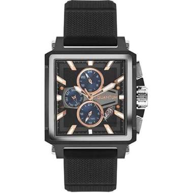 Jam Tangan Pria QUANTUM HNG969 Rubber Hitam