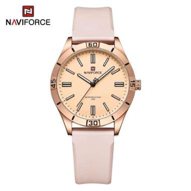 Jam Tangan Wanita Naviforce 5041 Original Cream