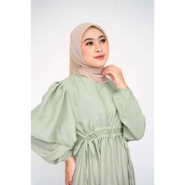 NADIN DRESS by TALAOUTFIT | Gamis Bahan Santorini| Santorini Silk | Dress Kondangan | Gamis Pesta |