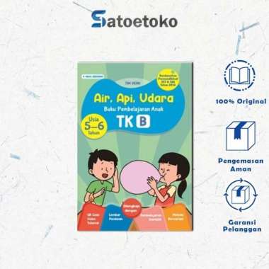 Air, Api, Udara, Buku Pembelajaran Anak TK-B, Usia 5-6 Tahun