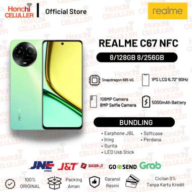 Realme C67 NFC 8/256GB 8/128GB Garansi Resmi Realme Indonesia C53 6/128GB Full Bundling